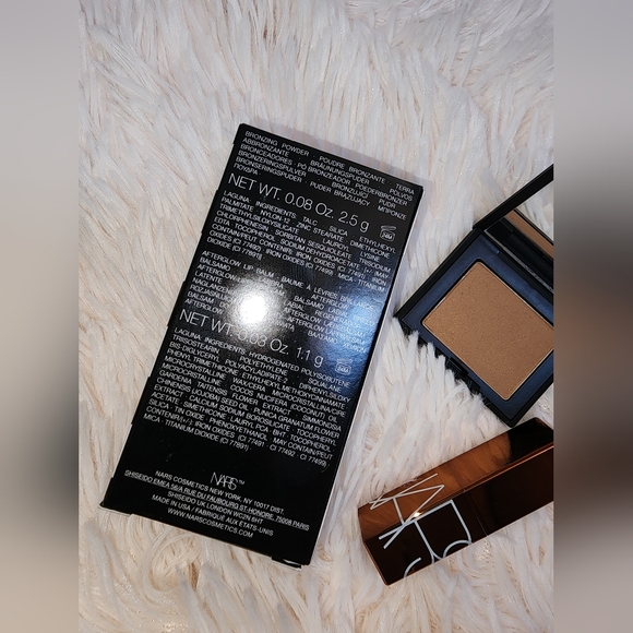 NARS Laguna bundle (Bronzing Powder & AFTER GLOW LIP BALM ) NEW IN BOX/NWOT - Picture 4 of 5